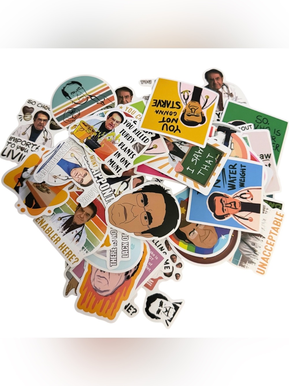 3/$10 Stickers 44ct 600lb Life Dr. Now Memes